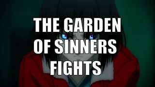 Top 10 ( Kara no Kyoukai ) The Garden of Sinners Fights