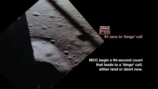Apollo 11 Powered Descent [Apollo Flight Journal] with "The Landing" from First Man soundtrack