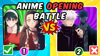 ONLY CHOOSE ONE OPENING✅❌ (ANIME EDITION)🔥CRAZY DIFFICULTY)