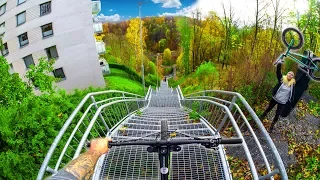 URBAN MTB VS BMX DOWNHILL HILLBOMB