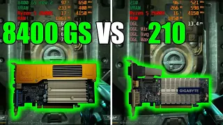 GeForce 8400 GS rev. 2 vs GeForce 210 Test In 11 Games (No FPS Drop - Capture Card)