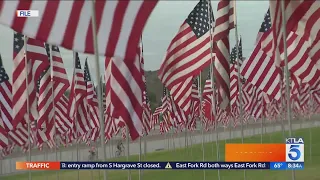 Pepperdine University's Waves of Flags display honors lives lost in 9/11