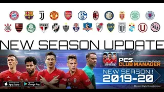 PES CLUB MANAGER |  NEW SEASON 2019/20  IS HERE!!!!!  30/10/2019 | NEW ERA!!!