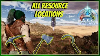 Where to Find ALL Resources in Scorched Earth for Ark Survival Ascended