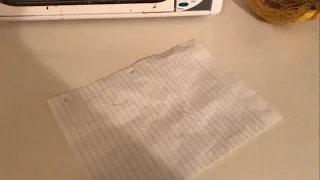 How to Dry Off a Piece of Paper