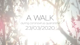 when you want to have a walk on quarantine.... 23/03/2020