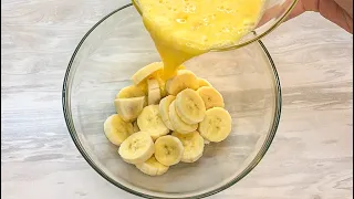 Rezept für nur 1 Banane und 2 Eier! Keine Gimmicks  Ein einfaches Frühstücksrezept.