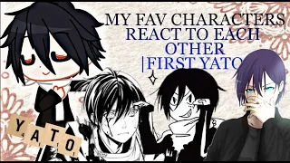 My favorite character's react to Yato | RUS/ENG | Hime