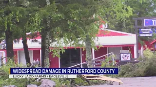 Storms cause widespread damage in Rutherford County