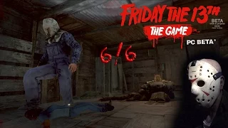 Friday the 13th the game (Beta) gameplay 2.0 - Jason part 2 - 6/6