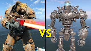 Fallout 4 - LIBERTY PRIME vs 50 ENCLAVE - Battles #56