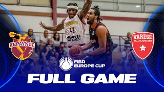 Keravnos BC v Itelyum Varese | Full Basketball Game | FIBA Europe Cup 2023-24