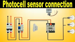Photocell sensor connection | Electrical sensor wiring |  Ali Technical Power