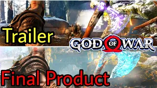 God of War 4 | Trailers vs Final Product
