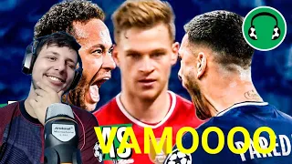 REACT: ♫ DEU PSG!!! NEYMAR E CIA ELIMINAM BAYERN DA CHAMPIONS | Paródia Ele é Ele, Eu Sou Eu