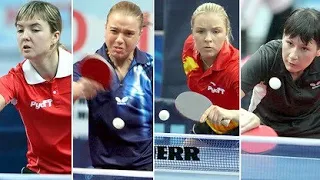 Чемпионки России по настольному теннису с 2013 по 2022г.Russian table tennis champions.