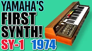 YAMAHA SY-1 Analog Synthesizer 1974 | HD DEMO