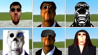 ALL OBUNGA NEXTBOTS in Garry's Mod!?