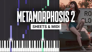 METAMORPHOSIS 2 - INTERWORLD - Piano Tutorial - Sheet Music & MIDI