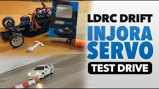 LDRC Drift - Testing a New Servo! - INJORA 7KG 2065
