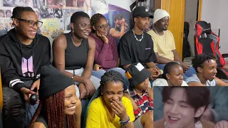 Africans show their friends (Newbies) bts vlive moments i think of a lot