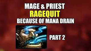 Part 2 - Warlock Mana Drain Spam Vs Frost Mage/Disc - 2800 XP Warlock 2v2 Arenas -  BuaLock PvP