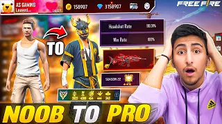 Noob To Pro In 10 Minute😍😱1 Vs 4 Whit Subscriber 100% Headshot Rate - Free Fire India