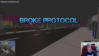 I got shot by cops in Broke Protocol!