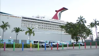 Carnival Freedom docks at Port Miami after coronavirus cases
