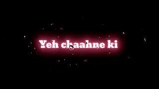 yeh jism hai to kya Whatsapp status. black background video. ALIF PRODUCTION