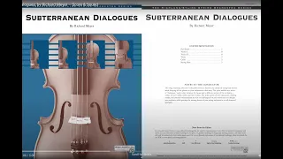 Subterranean Dialogues, by Richard Meyer – Score & Sound