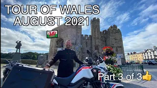 Motorcycle tour of Wales. August 2021. DAY 4&5 1100 miles in 5 days. Part 3 of 3