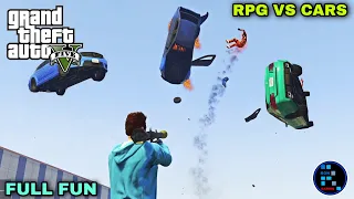 [Hindi] GTA V | RPG VS CARS SUPER FUNNY GAMEPLAY WITH RON