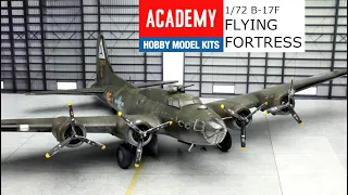 Academy 1/72 B-17F Flying Fortress Full Build