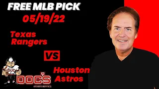 MLB Pick - Texas Rangers vs Houston Astros Prediction, 5/19/22 Best Bets, Odds & Betting Tips