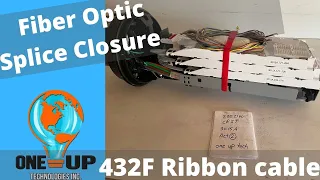 Fiber optic splice closure 432F build start to finish