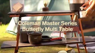 Coleman Master series butterfly multi table