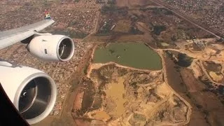 Phenomenal Business Class HD A340-600 Takeoff From Johannesburg South Africa!!!