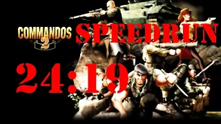 Commandos 2: Men of Courage Speedrun | Any% Normal | 24:19 (22:32 IGT) [WORLD RECORD]