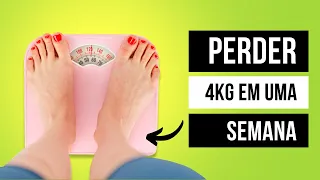 Perder 4kg em uma semana é possível