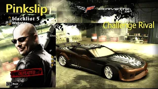 Corvette C6 Pink Slip | Need For Speed Most Wanted | Blacklist 5 Challenge Rival