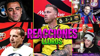 LAS MEJORES REACCIONES DEL REAL MADRID 3-2 BARCELONA 🤣 LLOROS DE JOTA JORDI Y MÁS