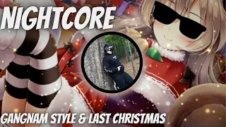 Nightcore - Psy & Wham! - Gangnam Style & Last Christmas ( Remix ) [DENIZ] Lyrics