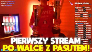 PIERWSZY STREAM DZINOLDA PO WALCE Z PASUTEM!