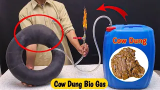 Complete Process to make BioGas from Cow Dung #diy