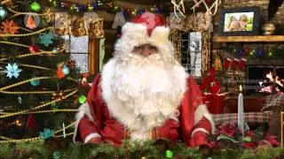 Видеопоздравление от Деда Мороза для двух детей