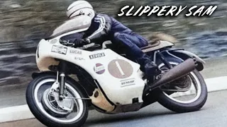 Ray Pickrell rides "Slippery Sam" to victory | TT 1972 | Production 750cc Race