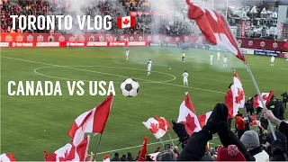 TORONTO VLOG ✈️ CANADA VS USA WC QUALIFYING