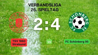 TSV 1860 Stralsund - FC Schönberg 95 2:4 (1:2)