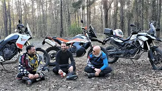 KTM 790 ADVENTURE R vs TENERE 700 vs BMW F800GS Test / Porovnání